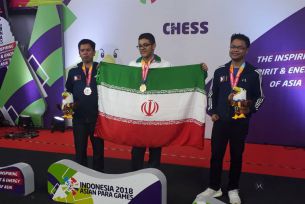 شطرنجباز اصفهانی موفق به کسب دو مقام ارزشمند در مسابقات پاراآسیایی جاکارتا