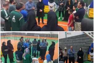 حضور آقای سلیمی ریس اداره ورزش شهرستان نجف اباد