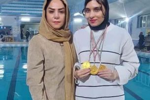 جابجایی3 رکورد ملی کشور رشته شنا توسط نازنین قریشی نژاد