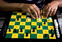 حضور بیش از ۵۰ نفر شطرنج باز در سومین دوره مسابقات تیمی شطرنج نابینایان و کم بینایان شهرهای ایران