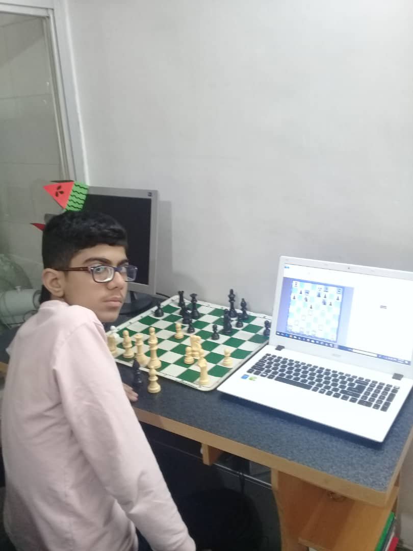 امیر ربی صدرنشین فعلی مسابقات انلاین شطرنج